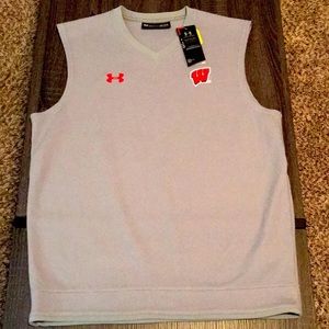 Men’s Wisconsin Sleeveless Under Armour T-Shirt